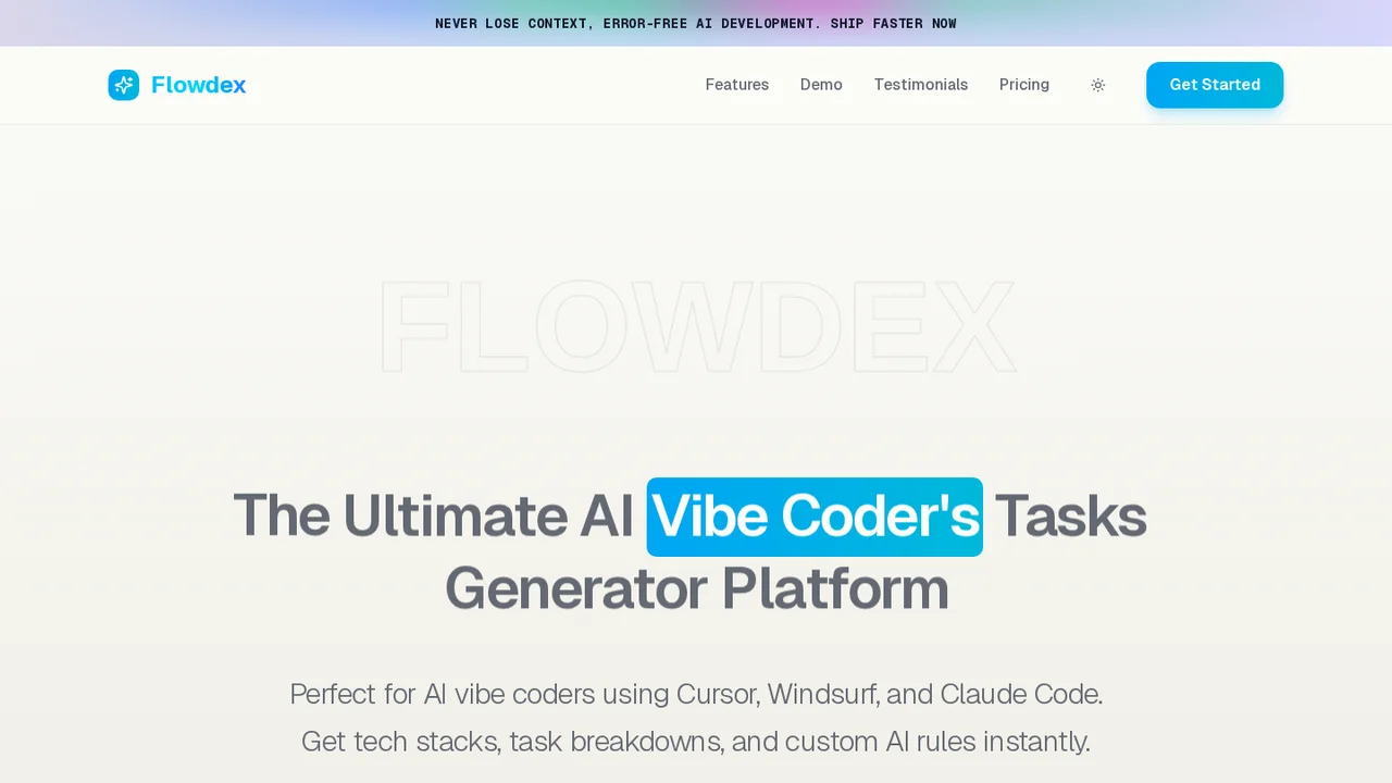 Flowdex